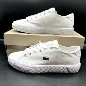 Lacoste Women's Carnaby Canvas Sneakers in White